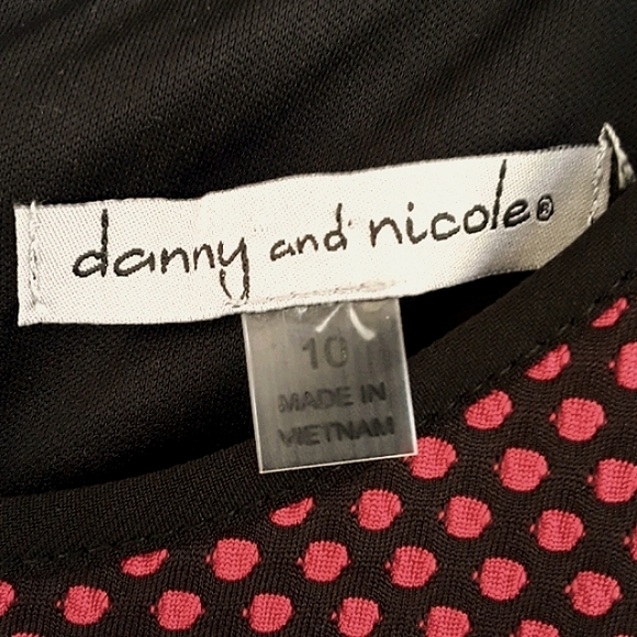 Danny & Nicole Short Sleeve Dots Fit & Flare Dress - Picture 6 of 8